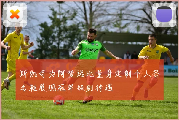 斯凯奇为阿努诺比量身定制个人签名鞋展现冠军级别待遇